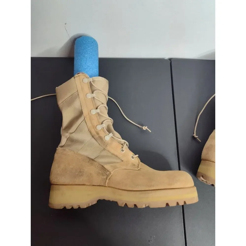 Wellco Army Boots Desert Tan Hot Weather Size 7.5 Regular Unisex